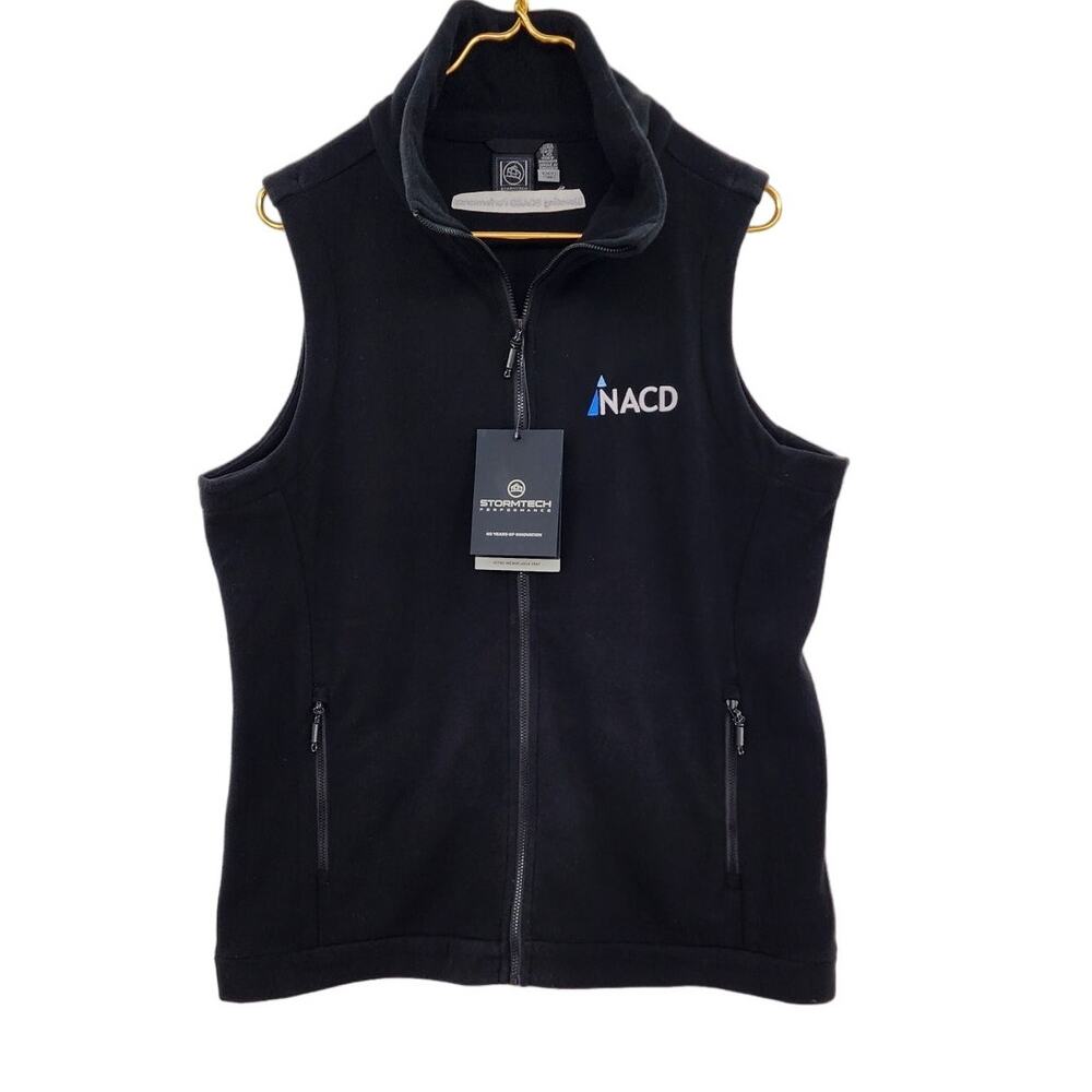 New NWT Stormtech Womens Nitro Micro Fleece‎ Vest Size Large Embroidered